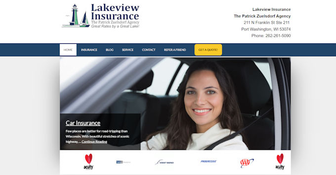 Lakeview Insurance Website